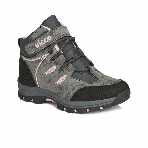 Vicco 869.P20K.251 Arbor Kız Çocuk Trekking Bot Gri 26-30