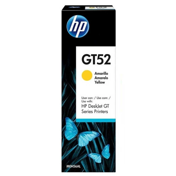 Hp Gt52-m0h56ae Sarı Orijinal Mürekkep