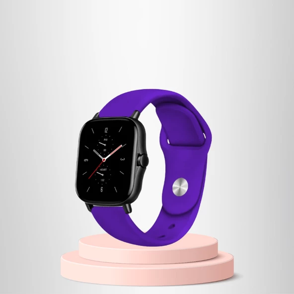 Apple Watch  ultra Silikon Kordon 42-44-45-49 Mm/L Uyumlu MOR