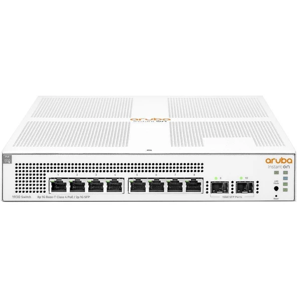 HPE ARUBA JL681A 1930-8G 8PORT 10/100/1000 YÖNETİLEBİLİR POE SWITCH - Resim 3