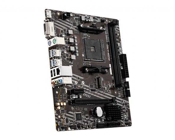 MSI A520M-A PRO DDR4 4600/1866Mhz M.2 mATX AM4 - 4