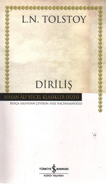 Diriliş (K.Kapak) LEV NİKOLAYEVİÇ TOLSTOY
