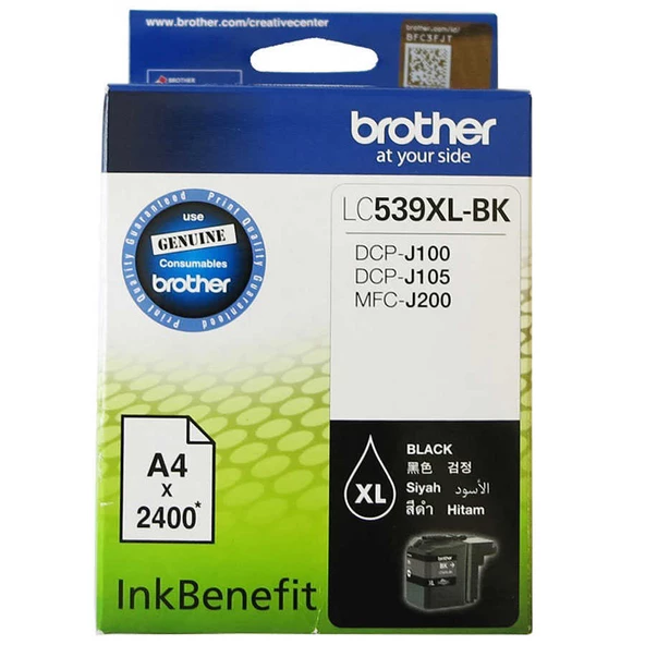Brother Lc539xl Siyah Orijinal Kartuş