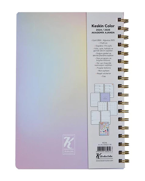 Keskin Color 2024/2025 Akademik Ajanda Rüya - 2