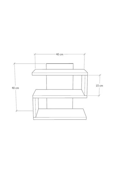 DECOMECH Melvin Duvar Rafı - Resim 5