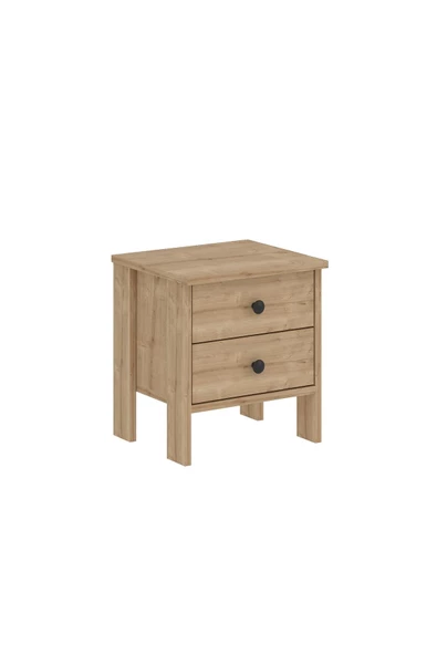 DECOMECH BERLİN  2 ÇEKMECELİ KOMODİN SAFİRMEŞE - Resim 4