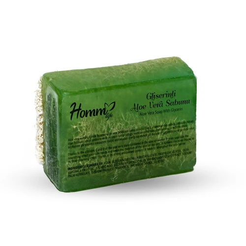 HOMM LIFE GLİSERİNLİ ALOE VERA SABUNU - 2