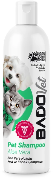 Bado Bebek Aleo Vera Kokulu Kedi ve Köpek Şampuanı 400 ML