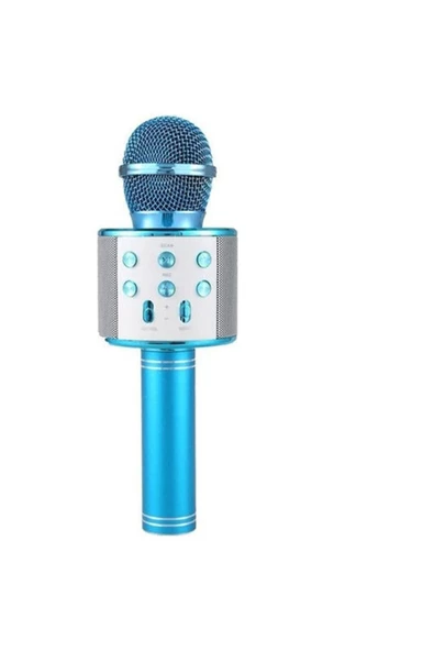 giyitec Bluetooth Aux Usb ve Hafıza Kartı Girişli Karaoke Mikrofon