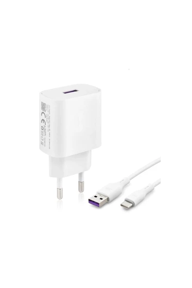 giyitec Samsung Galaxy A32 5G A40 A42 Uyumlu 18W Hızlı Şarj Aleti Qualcomm Quick Charger 3.4A USB To Type-C - 4