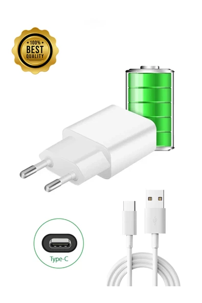 giyitec Samsung Galaxy A11 A12 A13 A14 Uyumlu 18W Hızlı Şarj Aleti Qualcomm Quick Charger 3.4A USB To Type-C