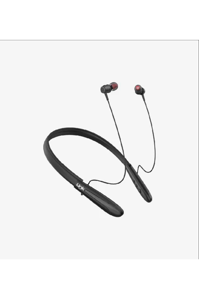 Linktech Boyun Askılı Silikonlu Spor Bluetooth Kulaklık H997 Neckband 35 Saat şarj kapasiteli