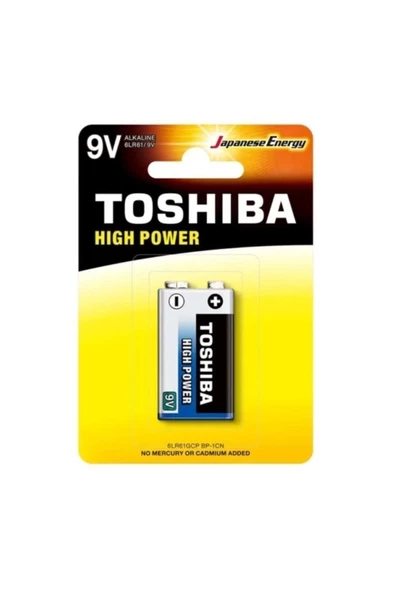 Toshiba 6lr61 High Power Alkalin 9v Pil 1li