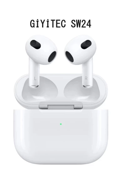 giyitec Airpods Bluetooth Kulaklık Sw24 Air3 | Koruma Kılıflı