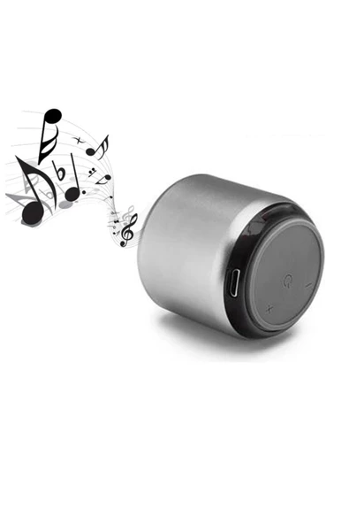 giyitec Metal Mini Bluetooth Hoparlör Taşınabilir Speaker Ses Topu TWS 5.0