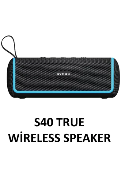 giyitec TWS BT 5.1 Multicolor Full Bluetooth Wireless Speaker S40 True