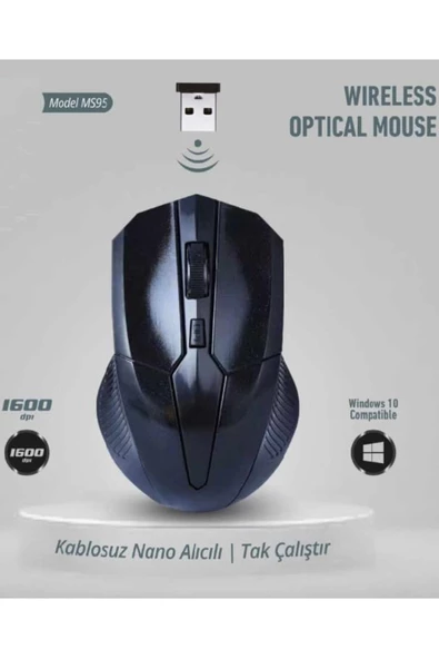 giyitec 1600 Dpı Kablosuz Wireless Optik Mouse MS95 4 Renk