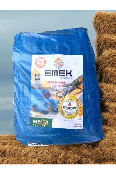 ORDU MEGA TARIM    Ekonet Mavi Su Geçirmez Çadır Brandası 3x5 - 2
