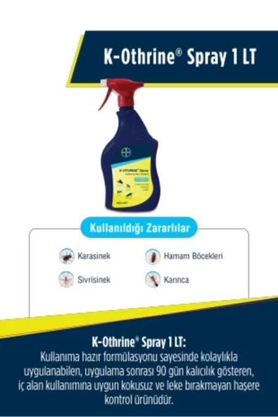 Topyekünparti    Bayer K-othrine Al Böcek 1000 Ml Karınca Hamam Böceği Ilacı Kara Sinek Ilacı Böcek Ilacı - 5