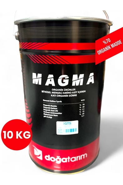 ORDU MEGA TARIM    Özel Üretim Magma Organik Toz Gübre 10 Kg Toz %70 Organik Maddeli