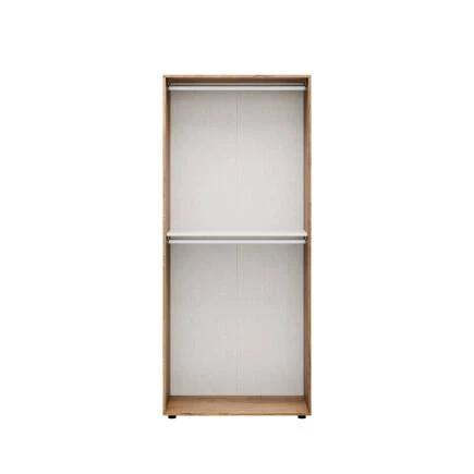 Oryana 2 Kapaklı Gardırop-Koyu Ceviz 90x210x62 cm - 2