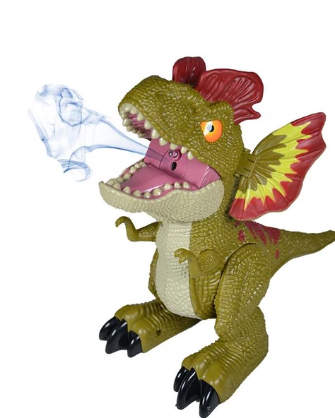 Ctoy Roar Dinos Dilophosaurus Açık Yeşil QX026 - Resim 5