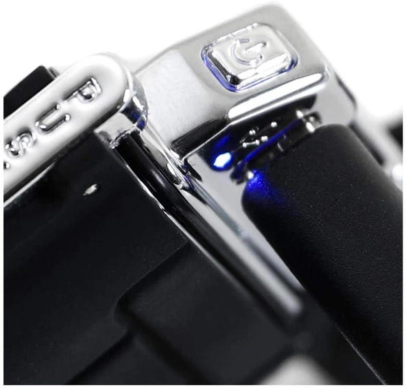Valkyrie Su Geçirmez Şarjlı USB Çakmak Çift Ark Gazsız Plazma Elektrikli Alevsiz Çakmak Siyah - 10
