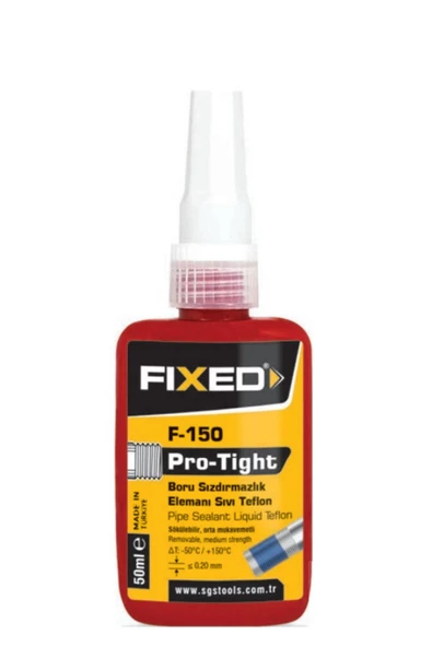 Sgs Fıxed F-150 Pro-tight Boru Sızdırmazlık Elemanı Sıvı Teflon 50ml