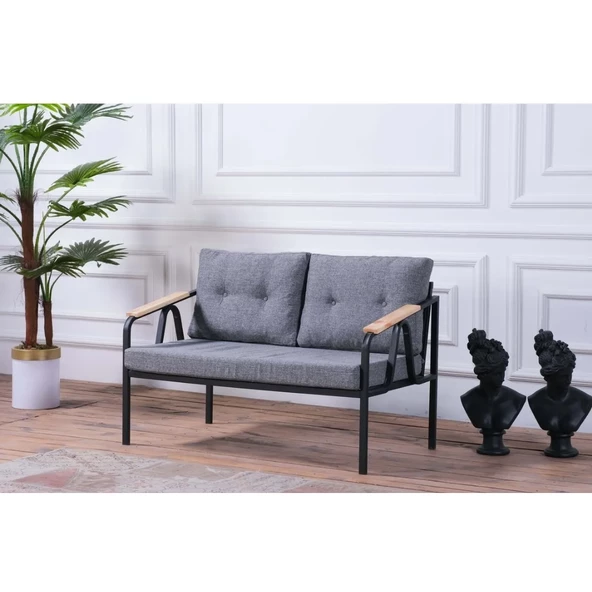Pimango Piangel Bahçe Ve Balkon Mobilyası 2+1+1 Sehpalı - 2
