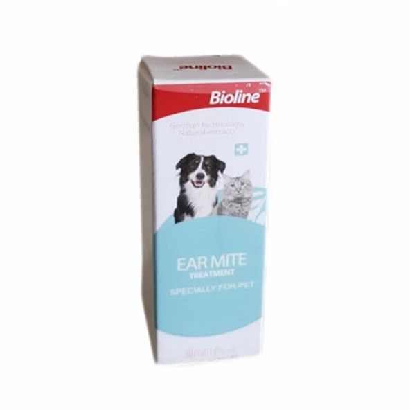 Bioline Kedi ve Köpek Kulak Temizleme Yağı 30 Ml