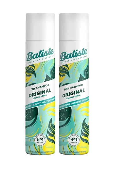 Batiste Original Tüm Saçlar 200 ml 2 Adet Kuru Şampuan