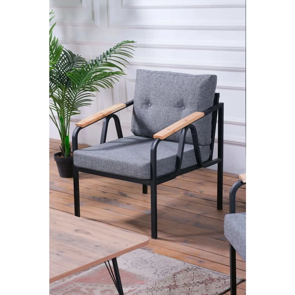 Pimango Piangel Tekli Bahçe Mobilyası,balkon Mobilyası 60x60cm