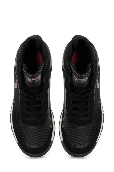 U.S. Polo Assn. SAGAN HI WMN 4PR 101811703 Kadın Bot Siyah Pembe 36-40 - 5