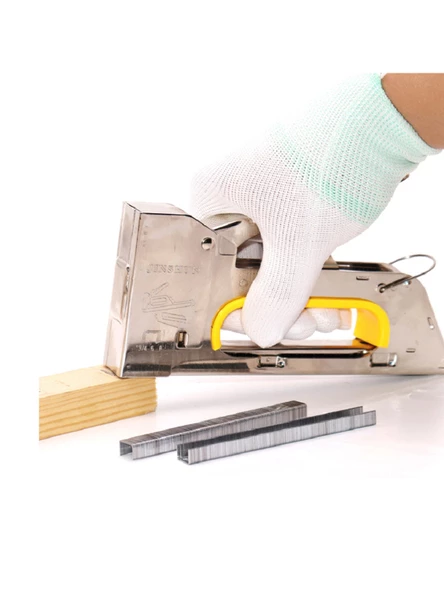 Germany Style 3 Fonksiyonlu Mekanik Büyük Profesyone Zımba Makinesi Tabancası 5000 Tel Hediyeli - 3