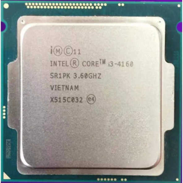Intel Core i3 4160 3.6GHz 3MB Cache LGA 1150 İşlemci