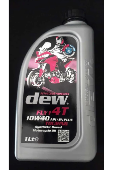 dew FLY 1 TOURING 10W-40 API SN PLUS 1 LİTRE ürün görseli 1