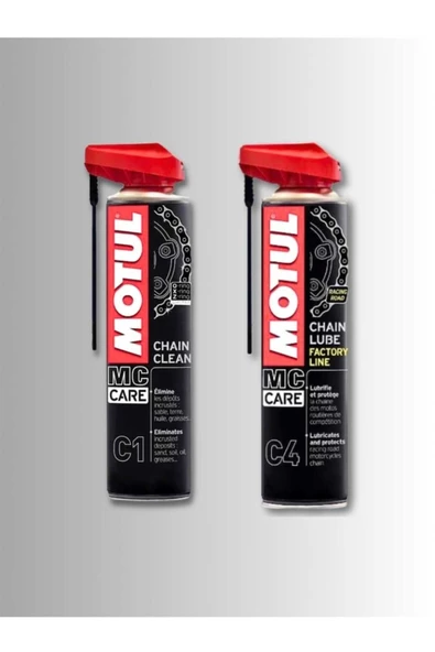 Motul C1 & MOTUL C4 Zincir Yağlama ve Temizleme