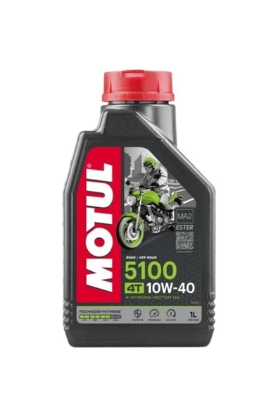 Motul 5100 10W40 1 Lt. 4 Zamanlı Motosiklet Yağı