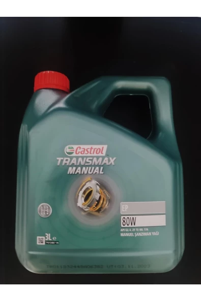 Castrol Manual EP 80W 3 Lt GL-4 Manuel Şanzıman Yağı