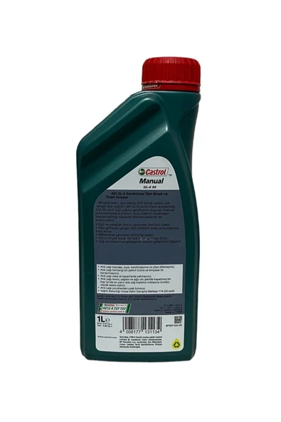 CASTROL Manual GL-4 90 Şanzıman Yağı 1 Litre - Resim 3