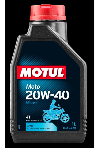MG MOTO Motul 20w-40 4t Mineral Motosiklet Yağı 1l Uyumlu