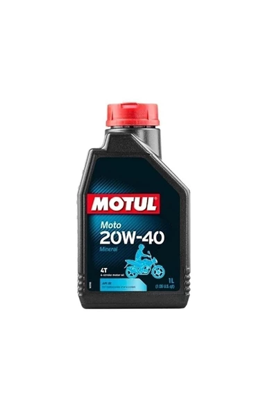 Motul Moto 20w/40 1l 4 Zamanlı Mineral Motosiklet Yağı - Resim 2