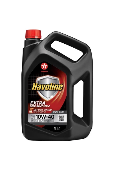 TEXACO Havoline 10w40 Sentetik Motor Yağı 4lt