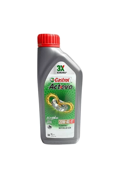 CASTROL Actevo 20w-40 4t Motosiklet Yağı 1lt