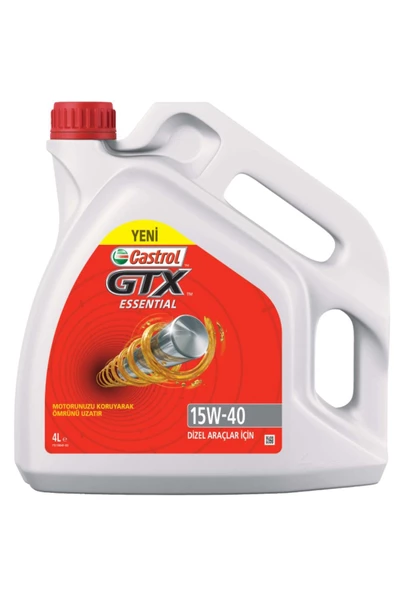 CASTROL Gtx Essential 15w - 40 4lt