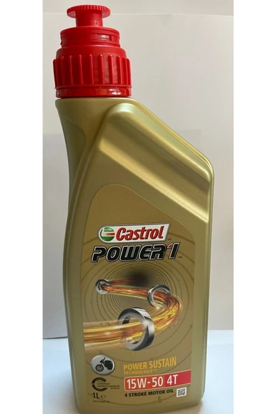 Castrol Power 1 4T 15W-50 1 lt Motosiklet Yağı