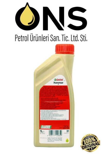 CASTROL Transmax Z 1lt - Resim 2