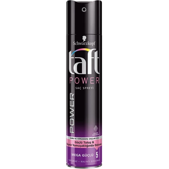 Taft Saç Spreyi Power Kaşmir Dokunuşu 250ml 05