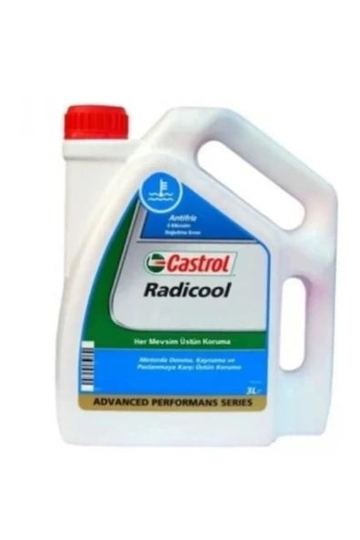 CASTROL Radicool Konsantre (MAVİ) Antifriz 3 Lt - Korozyon Önleyici