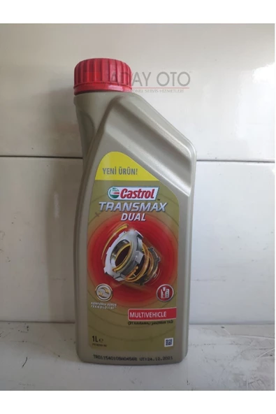 CASTROL Transmax Dual Otomatik Vites Şanzıman Yağı 1lt (ÜRETİM TARİHİ 2024) Orijinal